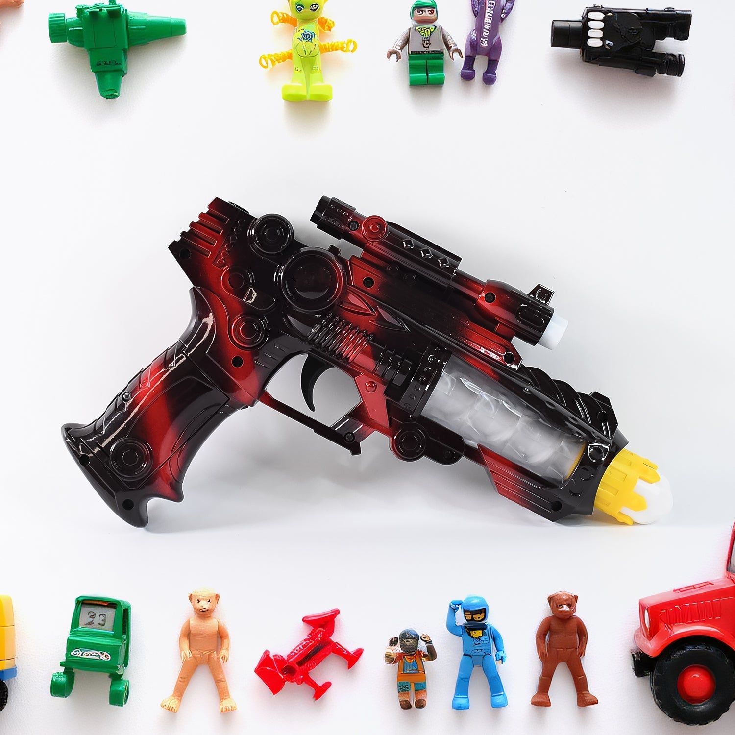 TTG LED Flashing Sound Laser Toy Gun – Battery Operated Space Gun with Lights & Music TTG LED Flashing Sound Laser Toy Gun – Battery Operated Space Gun with Lights & Music